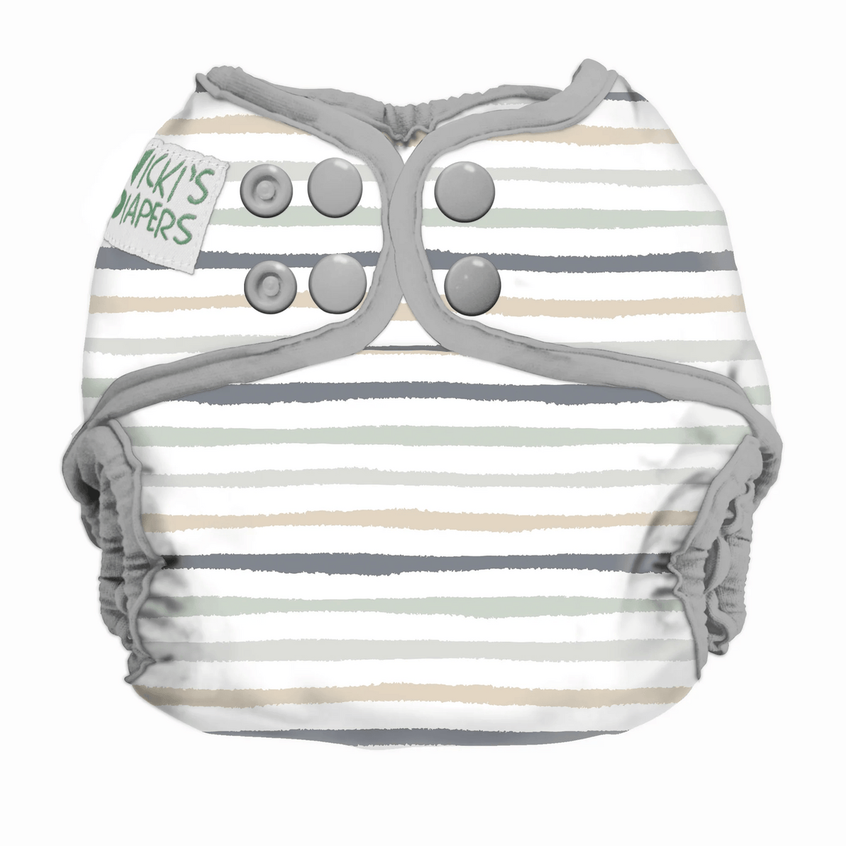 Nicki's Diapers Snap Cloth Diaper Cover One Size / Sea Glass