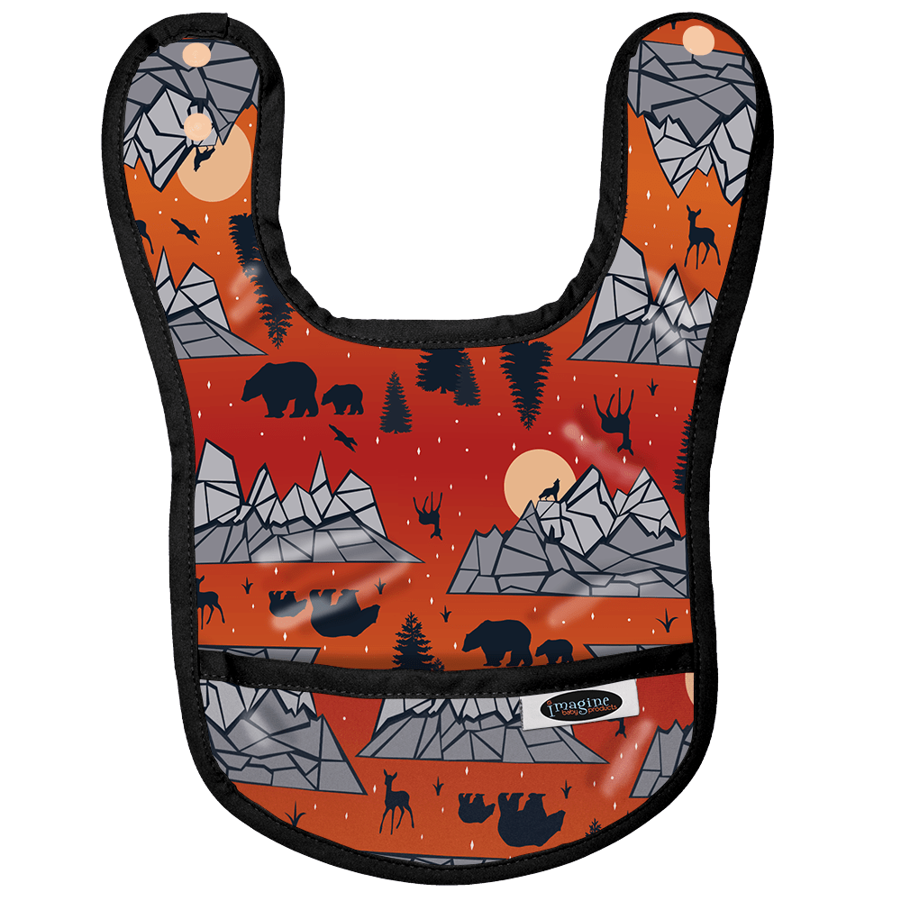 CLEARANCE: Imagine Baby Waterproof Bib Howl at the Moon