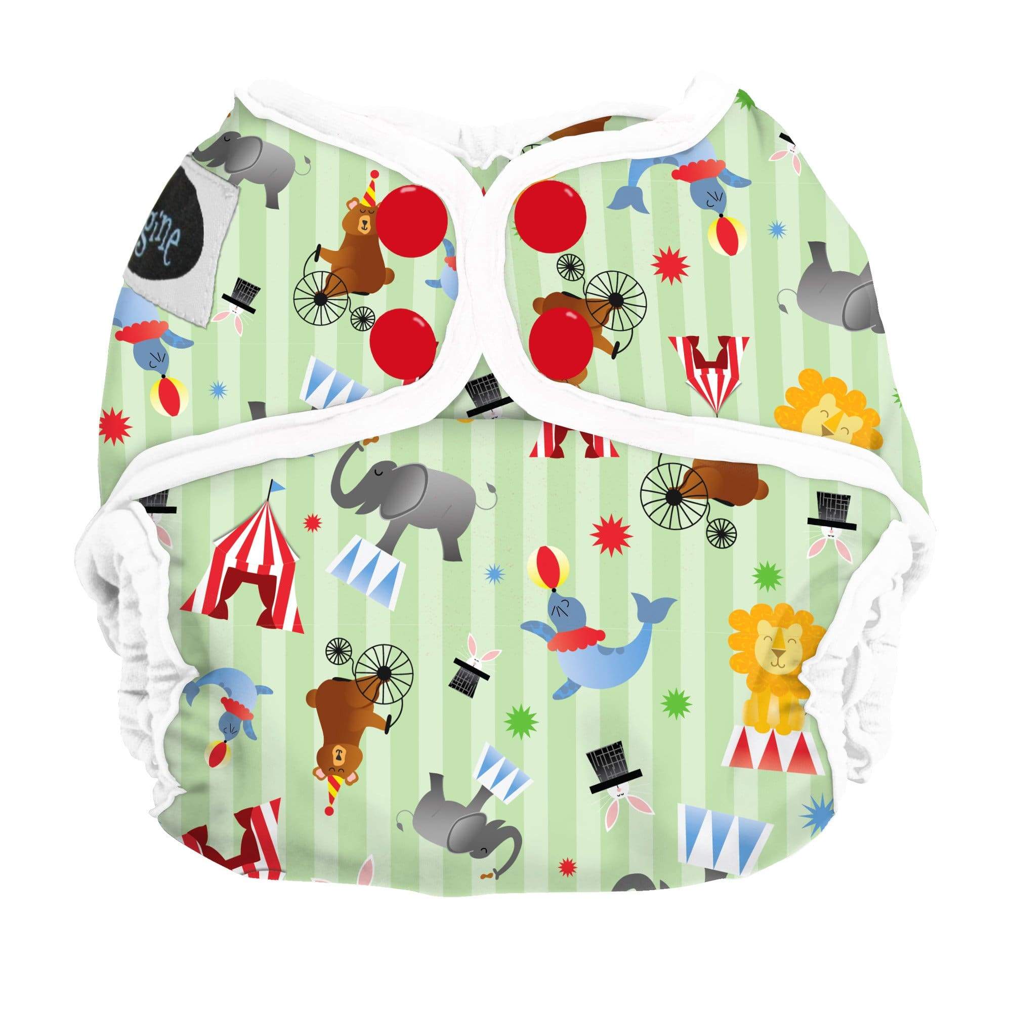Imagine Baby Snap Diaper Cover Jumbo's Circus / Newborn