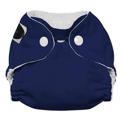 Imagine Baby Stay Dry Microfiber Snap All-In-One Diaper Navy Fleet / Newborn