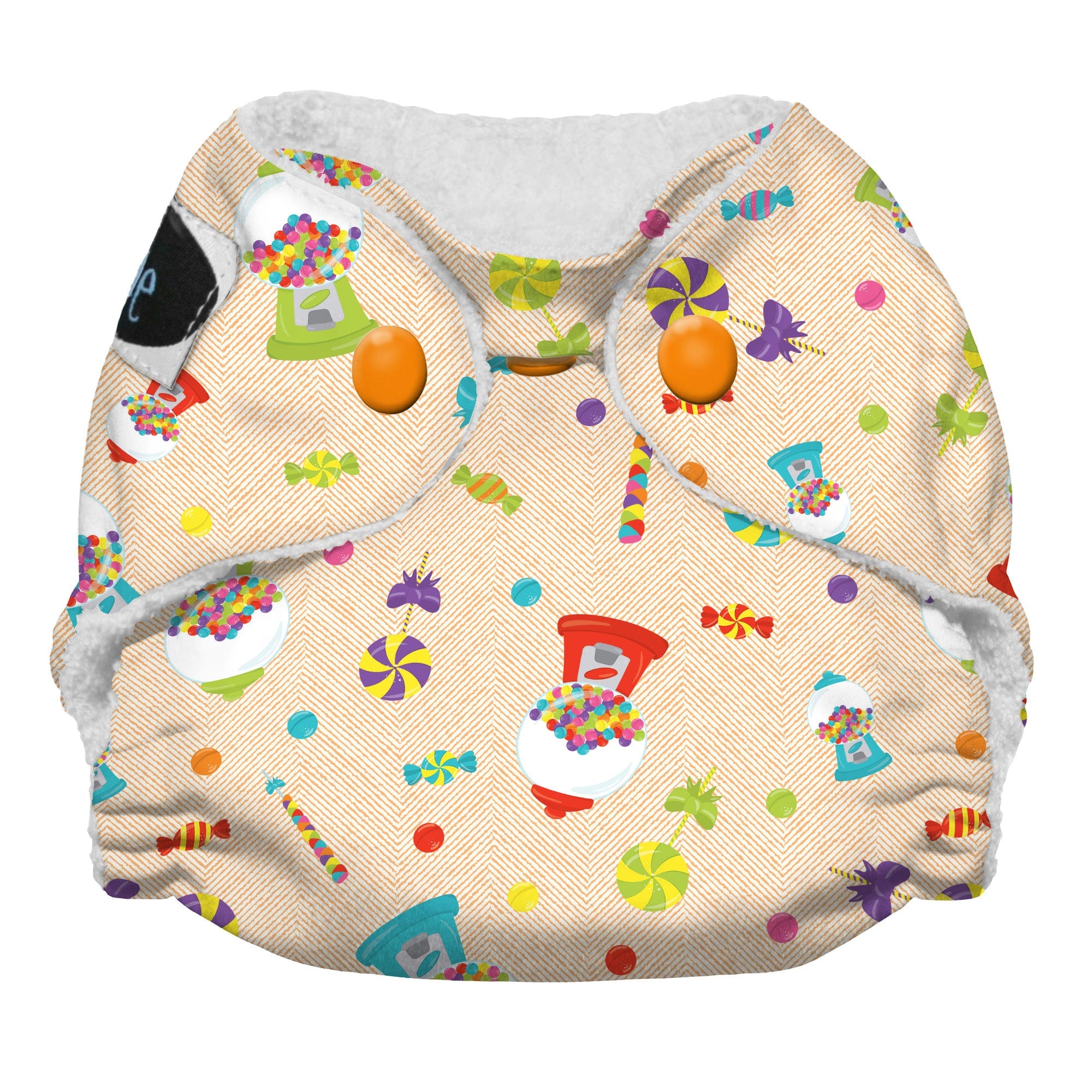 Imagine Baby Stay Dry Microfiber Snap All-In-One Diaper Newborn / Sugar Rush