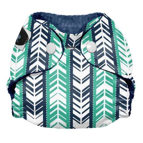 Imagine Baby Stay Dry Microfiber Snap All-In-One Diaper Which Way / Newborn