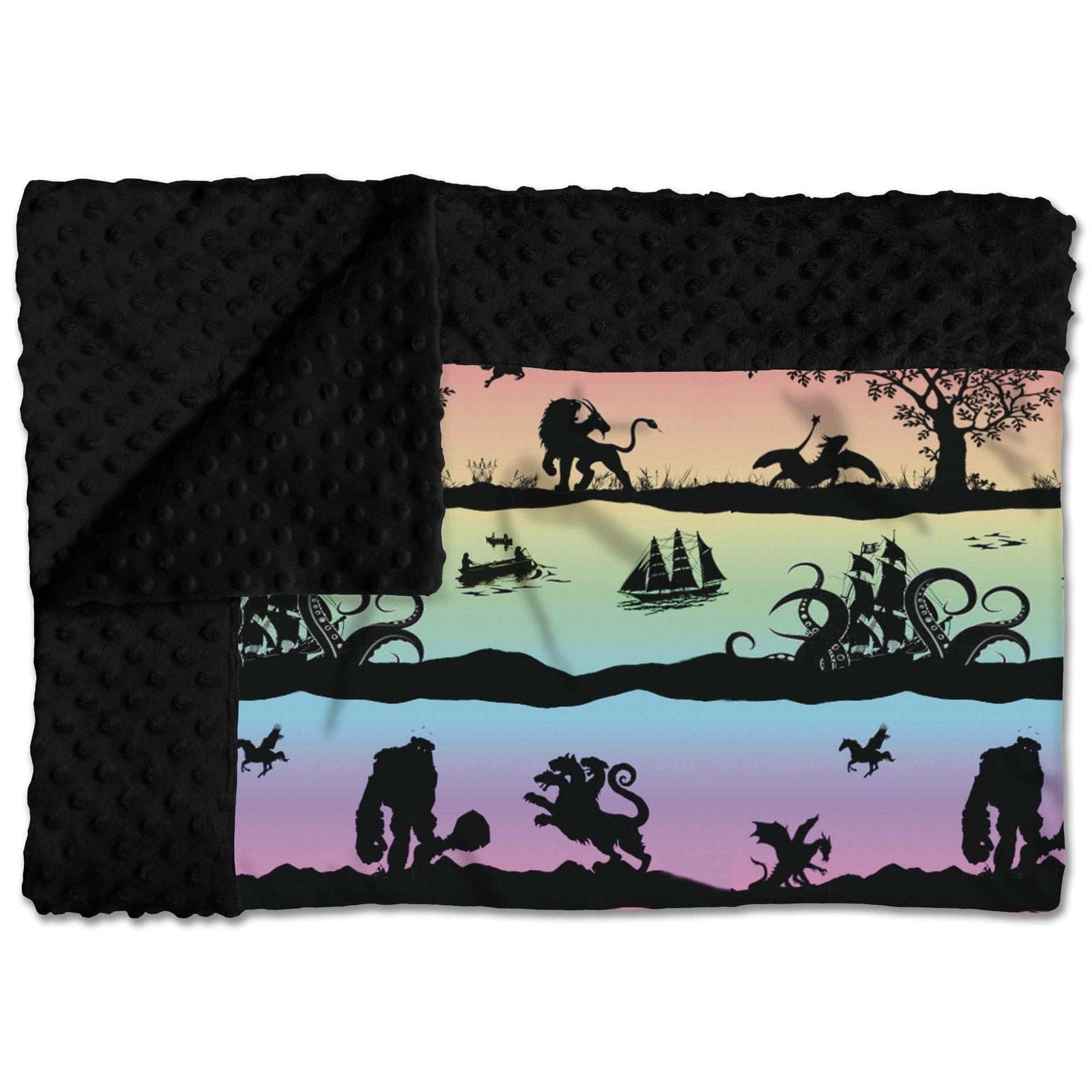 Nicki's Diapers Single Bubble Blanket Storybook Sunrise