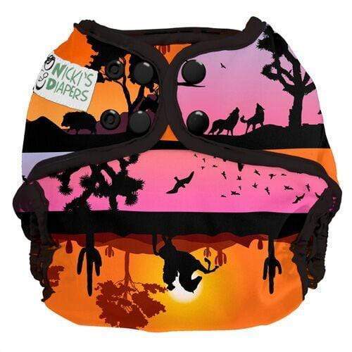 Nicki's Diapers Snap Cloth Diaper Cover Desert Twilight / One Size
