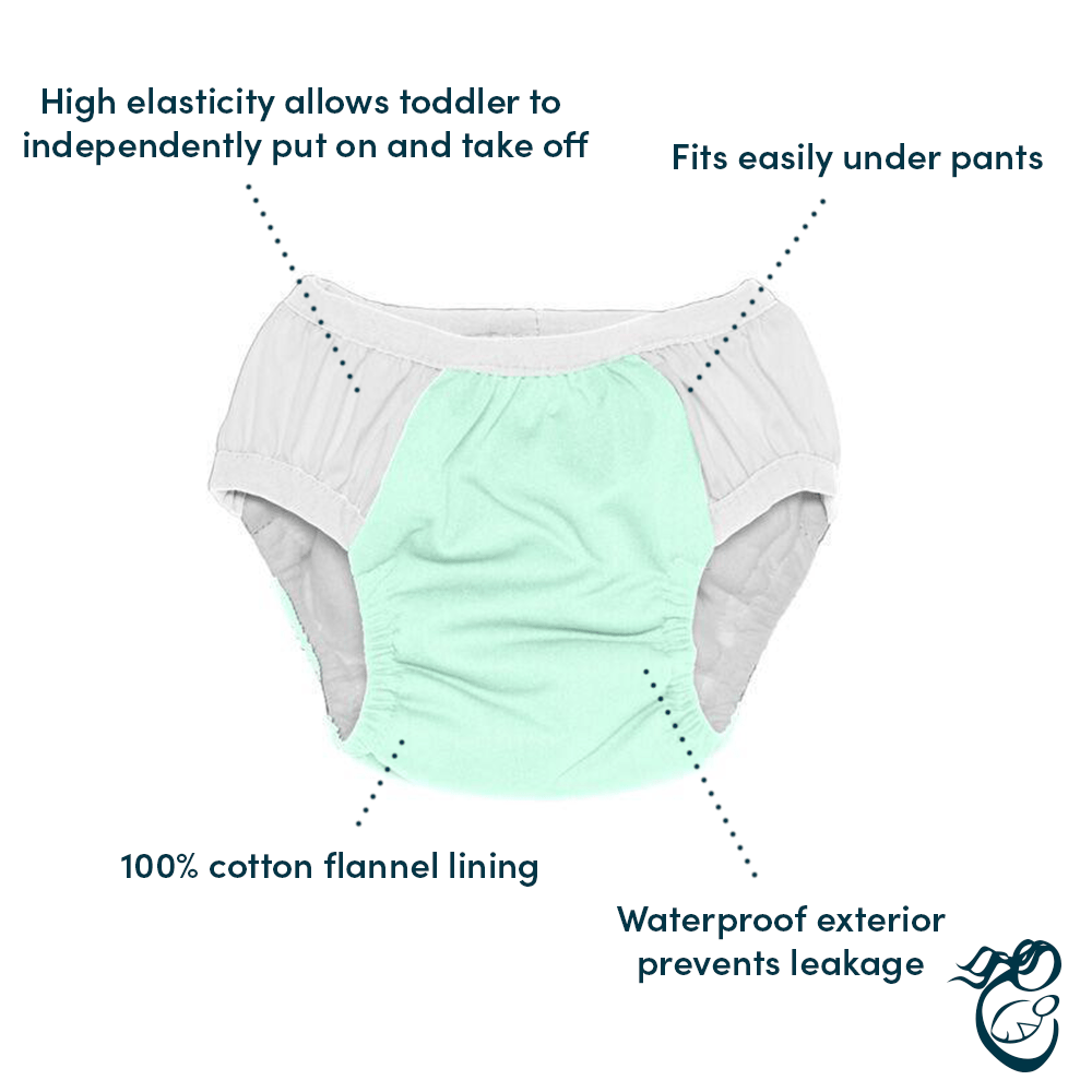 Nicki's Diapers Training Pants Compass Lagoon / M