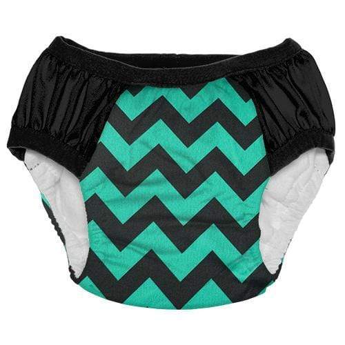 Nicki's Diapers Training Pants Jade Chevron / L