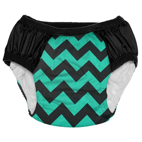 Nicki's Diapers Training Pants X-Large / Jade Chevron