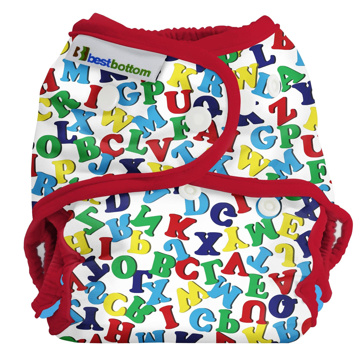 Best Bottom All-In-Two Diaper Regular / Alphabet Soup