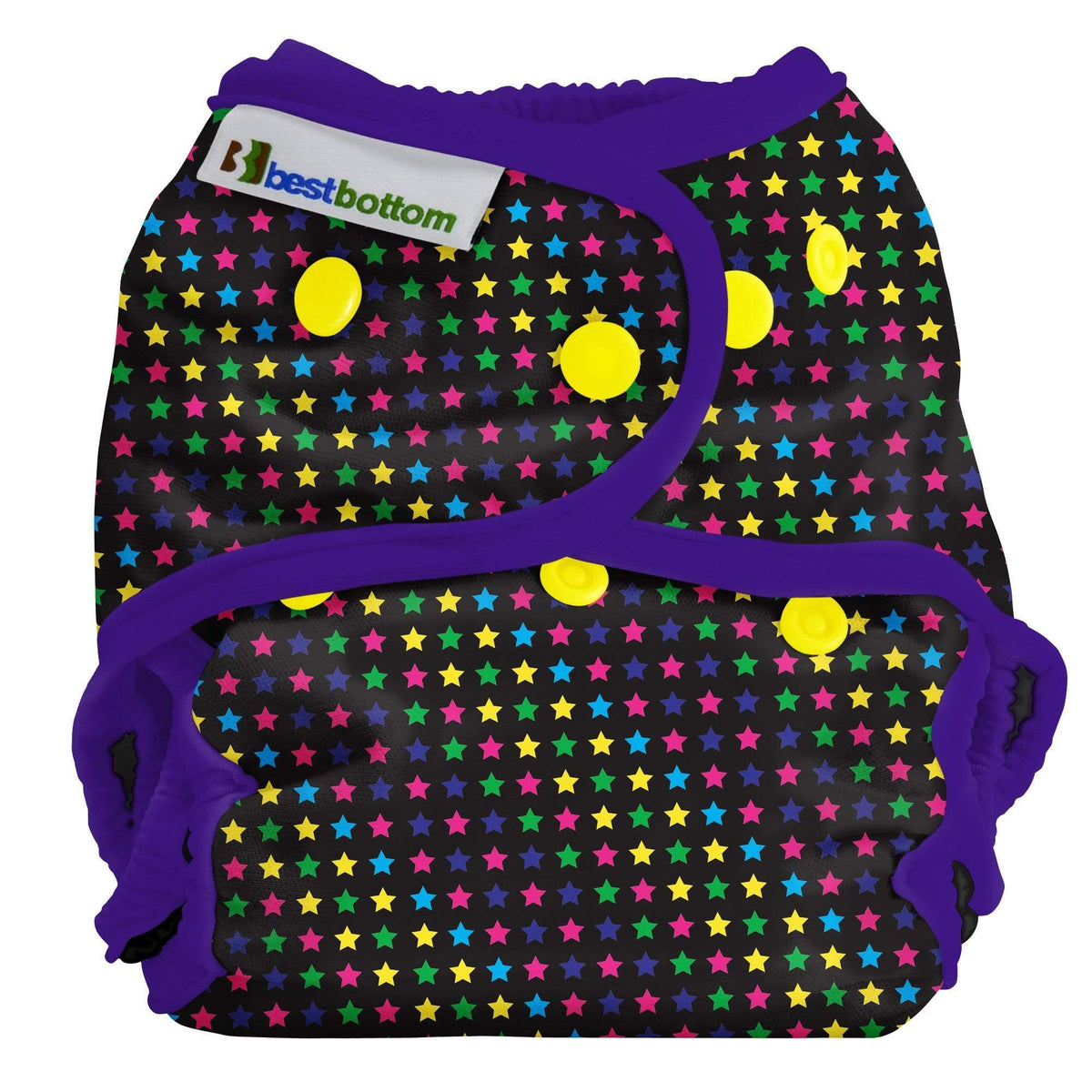 Best Bottom All-In-Two Diaper Sprinkled Stars / Regular